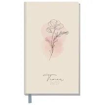 häfft® verlag Häfft-Timer slim Dainty Flower rosa 26/27