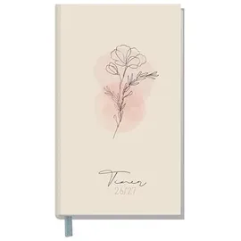 häfft® verlag Häfft-Timer slim Dainty Flower rosa 26/27