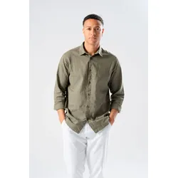 Leinenhemd - Armee - Mann - Xl - TeeShoppen
