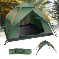Camping Zelt Doppelzelt 3-4 Personen Automatisches Pop up Zelt Wasserdicht Neu