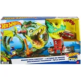 Mattel HJV70 - Hot Wheels - Drachenangriff Spielset