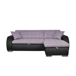 Ecksofa  Aries , lila/violett , Maße (cm): B: 242 H: 80 T: 161