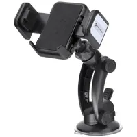 Forcell GSM (CHROM III) Autohalterung + Bogen (15cm) KFZ-Halterung