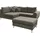 ed exciting design Alice Ecksofa Hocker - braun