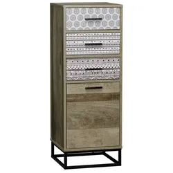 SIT Kommode »MAILBOX«, Mdf/Metall, 1-türig - braun