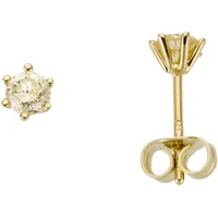 Firetti Paar Ohrstecker »Schmuck Geschenk Gold 750 Ohrschmuck Solitär«, mit Brillant - Krappenfassung 99822546-0 gelbgoldfarben 0,5 ct LR = lupenrein,