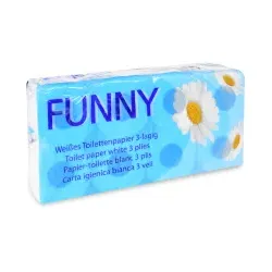 Toilettenpapier, Tissue, 3-lagig, hochweiß AG-013 , 1 Packung = 8 Rollen à 150 Blatt