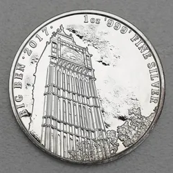 Silbermünze 1oz Big Ben 2017 Landmarks of Britain (Großbritannien)