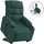 vidaXL Relaxsessel mit Aufstehhilfe Stoff 147 x 80,5 x 0 cm Dunkelgrün mit Rollen