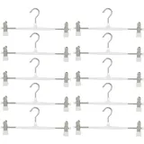 Robuste Hosenbügel Aus Edelstahl Für Trockene Wäsche (röcke, Hosen, Jeans), Wäscheklammern – 10er-pack – Weiß