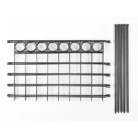 Teichzaun 4er Set, -ca.1000x600mm - Grau, 21FS10