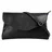 Cluty Abendtasche Leder Schwarz