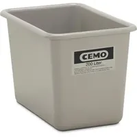 Cemo Rechteckbehälter Kunststoff 200 l grau