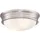 Westinghouse Lighting 63707 Zweiflammige Deckenleuchte Sophia, 33 cm, von Westinghouse Lighting für Innenbereiche, Ausführung in gebürstetem Nickel mit Opalmilchglas