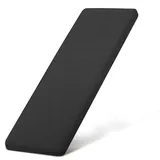 Beautissu Bankauflage 120 x 48 x 5 cm grau 1 St.
