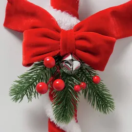 Boltze Weihnachtsdeko Haus 58 cm rot