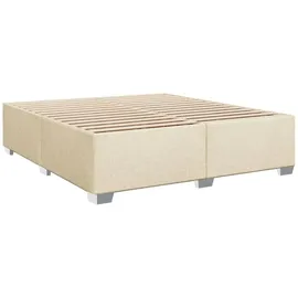 vidaXL Boxspringbett 180 x 200 cm Creme