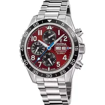 Festina Automatik F20055 Burgunder Edelstahl 45,8 mm F20055/5