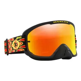 OAKLEY o frame 2.0 Pro MX troy lee series Crossbrille - Schwarz/Rot/Gelb Gelb/Orange-Verspiegelt