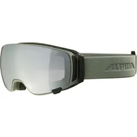Alpina Double Jack MAG Skibrille (Größe One Size, grau)