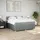 vidaXL Boxspringbett 180 x 200 cm Hellgrau