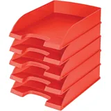 Leitz Briefablage in Premium-Qualität, Stapelbare Ablagefächer als Schreibtisch-Organizer, Kombinierbar mit 5 Stück