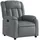 vidaXL Relaxsessel Grau Kunstleder 50 x 98 x 50 cm Grau mit verstellbarer Rückenlehne