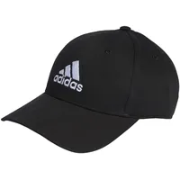 Adidas Bball Cap COT Hat Unisex Adult Black/White Größe