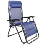 INDA-EXCLUSIV Comfort Liegestuhl 0 x 0 x 0 cm schwarz/blau
