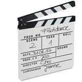 Relaxdays Filmklappe weiß