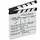 Relaxdays Filmklappe weiß