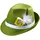 Widmann s.r.l. Bayrischer Fedora mit Dekofeder und Bierkrug Filz Filzhut Hut Bayernhut grün neu