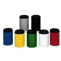 VAR Mülleimer 50 l Schwarz