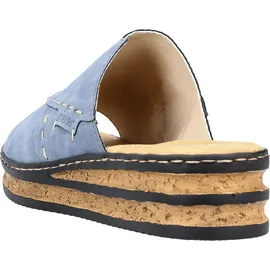 Rieker Pantolette blau, lightblue