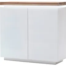 MCA Furniture Highboard 120 x 114 x 40 cm Weiß