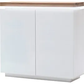 MCA Furniture Highboard 120 x 114 x 40 cm Weiß