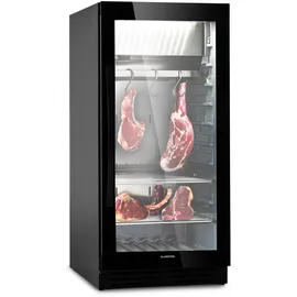 Klarstein Steakhouse Pro 233 Onyx Fleischreifeschrank 1 Zone 233 L 1-25°C Touch Panorama Schwarz