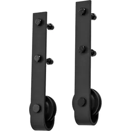 vidaXL Schiebetür Kiefer rechts 90 x 210 cm braun