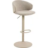 Actona Barhocker 46 x 107 x 38 cm Beige/Grau