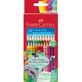 Faber-Castell Colour Grip Farbstiftetui Buntstifte 24 St.