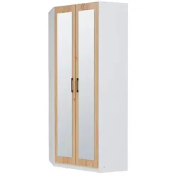 Eckrschrank  Varia Online , weiß , Maße (cm): B: 78 H: 193 T: 38.0