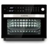 Klarstein Vigor Air Heißluftfritteuse 1800 W 30 Liter 18 Programme Ober- und Unterhitze, Schwarz