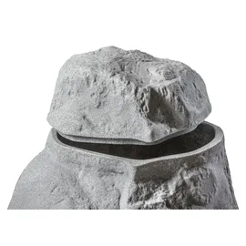 Greenlife Dekorregenspeicher Hinkelstein mit Deckel 230 l granitgrau