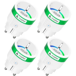 Nous Smart-Home-Steckdose 4 St. Weiß