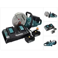 Makita DCE090PT2X1 inkl. 2 x 5,0 Ah + Doppelladegerät