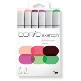 Copic Sketch Set Floral Favorite 1 6er Set