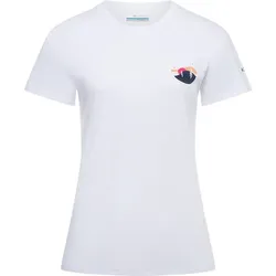 COLUMBIA Damen T Shirt Sun TrekTM Graphic Tee II, White, Night Sky Graphic, M