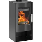 Haas+Sohn Kaminofen ROSENHEIM EASY -  940 x 484 x 449 / 114 - perl-schwarz