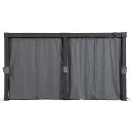 Sunjoy Vorhang für Matterhorn Multi-Pergola 306 x 406 cm Grau/Mehrfarbig