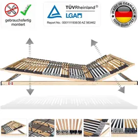 Matratzen Perfekt Lattenrost 42 Leisten verstellbar 80 x 200 cm